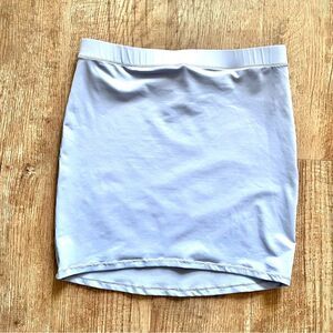 skims micro mini skirt swim collection pastel purple lavender size small pull on